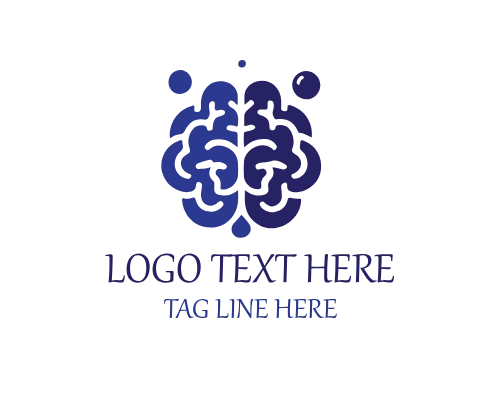 Brain Logo with Gears Symbolizing Problem Solving