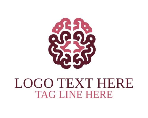 Brain Puzzle Piece Logo