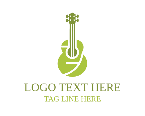 Brand Minimal Guitar Logo