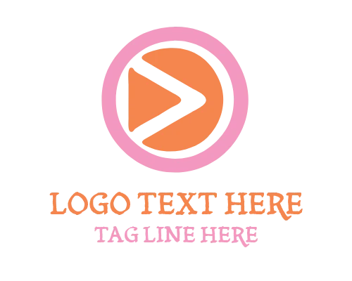 Brand Play Button Logo