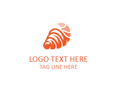 Breakfast Croissant Logo Icon