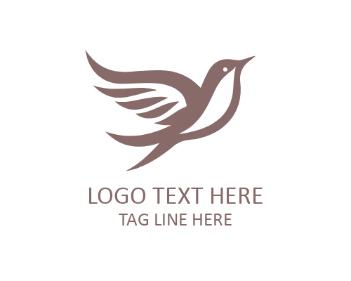 Breeze Flying Bird Logo