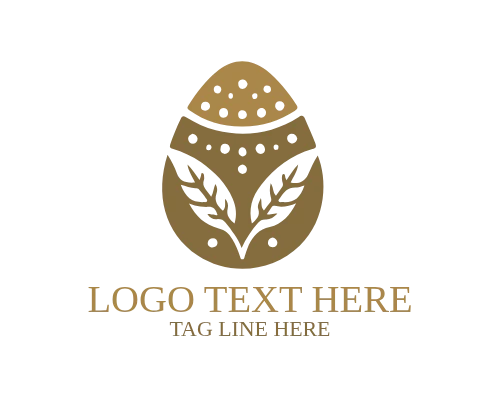 Bright Easter Egg Logo for Festive Holiday Events