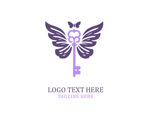 Bright Vista Wings Key Logo
