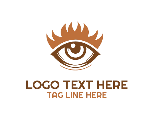 Brown Animal Eye Logo