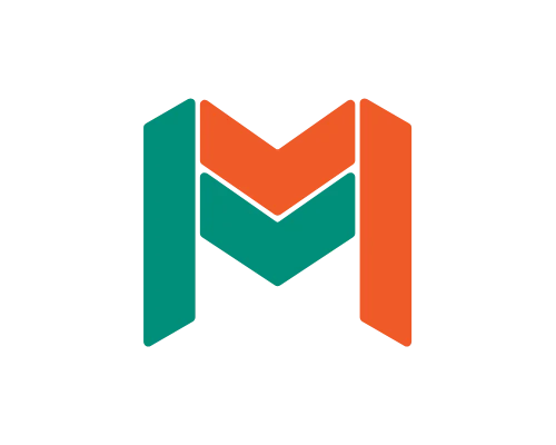 Brush Letter M Logo