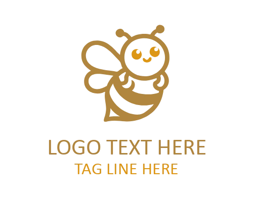 Bubbly Bee Mascot