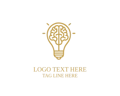 Bulb Brain Idea Logo