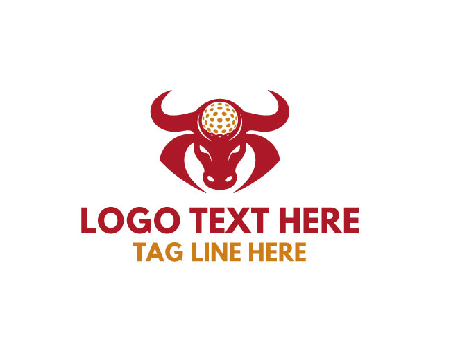  Bull Golf Elite Design Logo