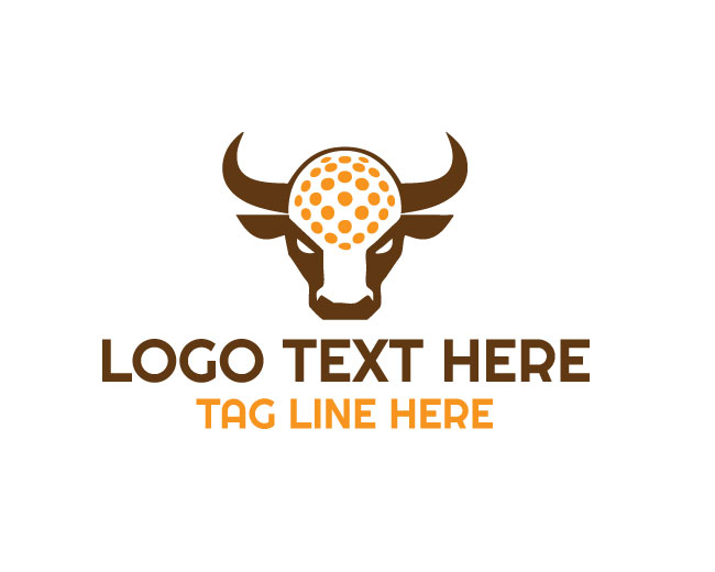  Bull Golf Power Design Logo