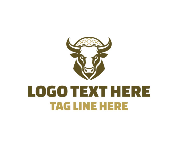 Bull Golf Strength Logo