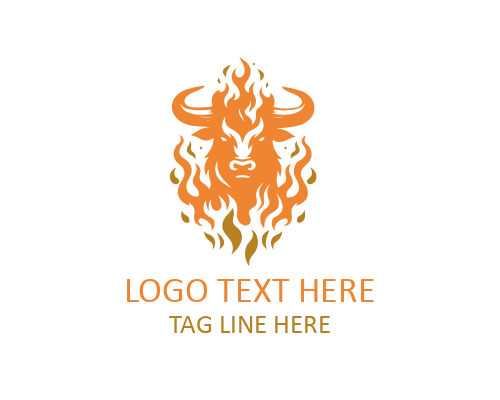 Bull Head Logo for Corporate and Finance Brands