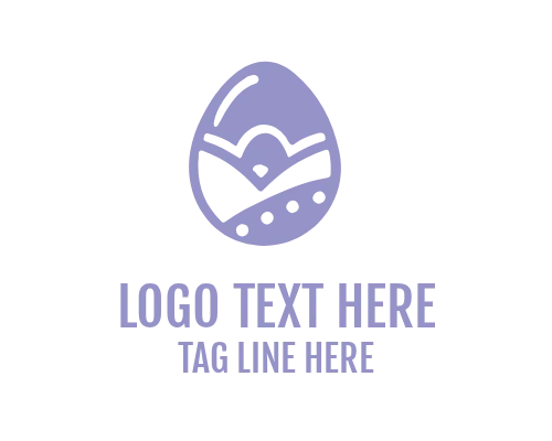 Bunny Easter Egg Logo
