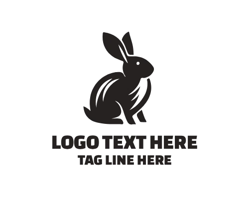 Bunny Head Icon Logo