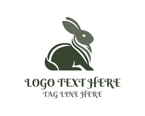 Bunny  Logo for Pet and Animal Branding