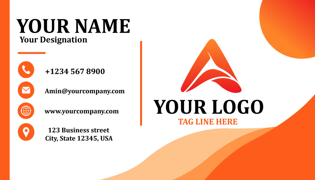 Elegant Restaurant Business Card