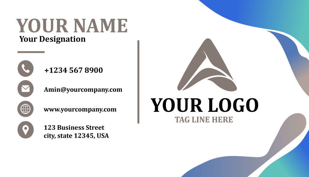 Modern Cleaning Service Business Card