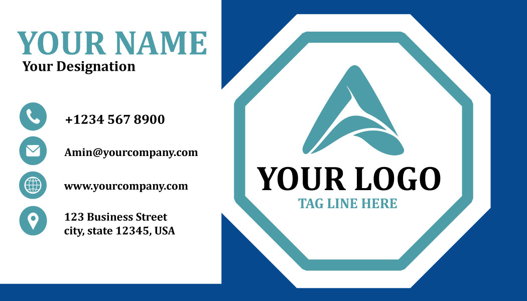 Modern Photographer Business Card