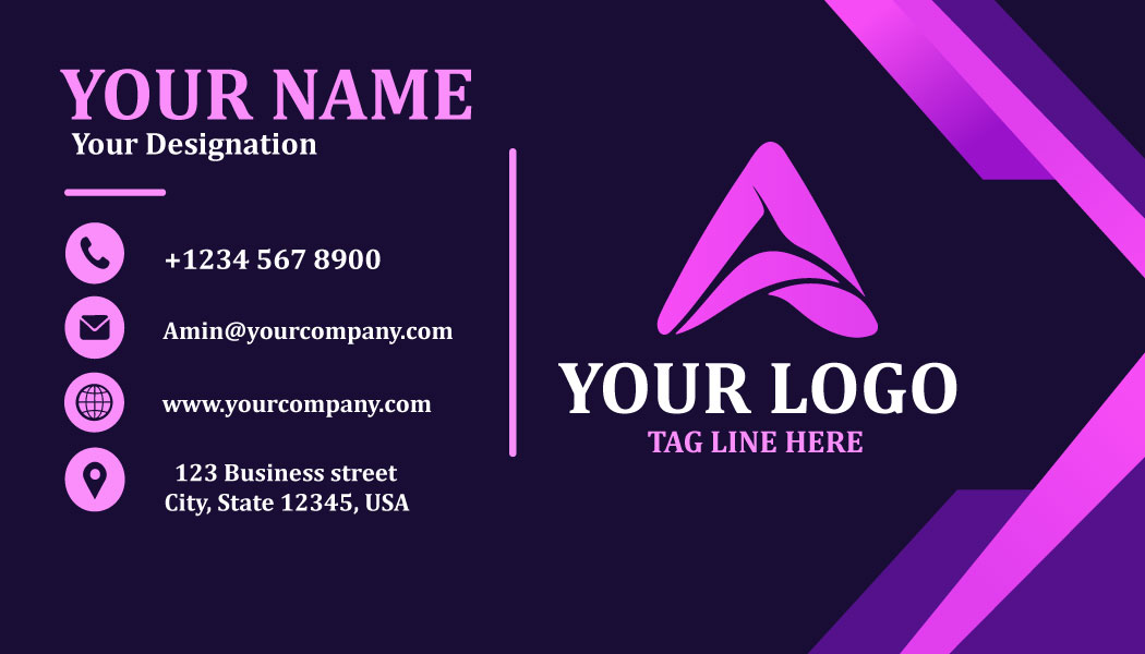 Modern Restaurant Business Card