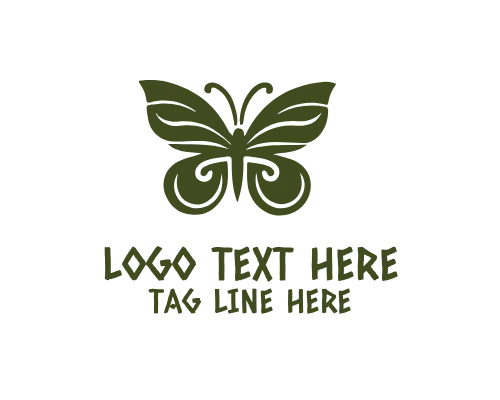 Butterfly green Logo
