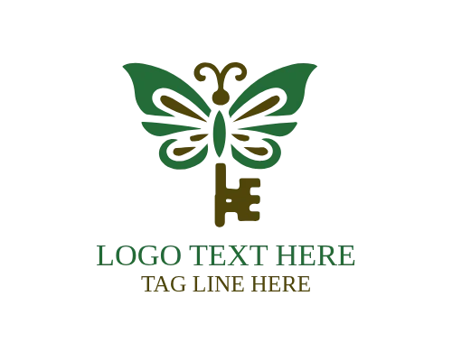  Butterfly Key Lock Logo