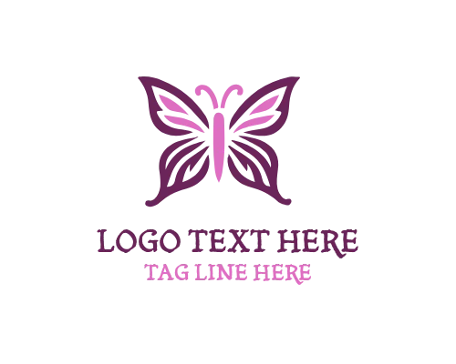 Butterfly Line Mark Logo