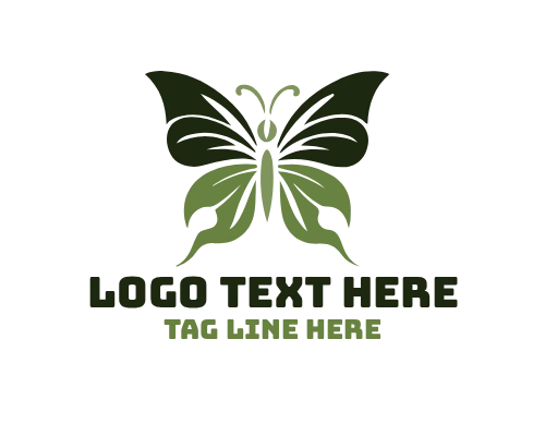 Butterfly Outline Elegant Line Logo