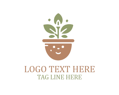 Cactus Plant Pot Logo