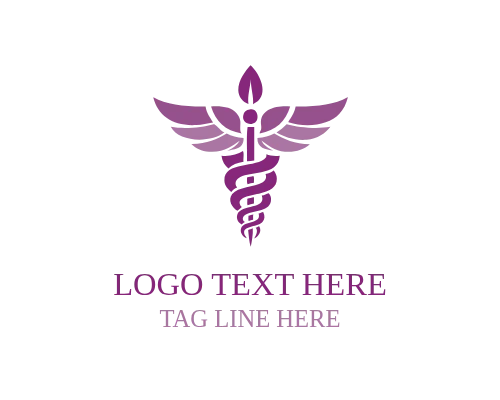 Caduceus Medical Identity Logo