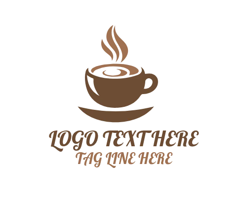 Cafe Coffee Cup Logo
