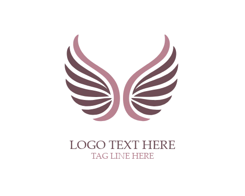 Calm Faith Angel Wings Symbol