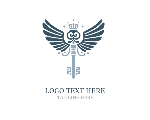 Calm Horizon Wings Key Logo