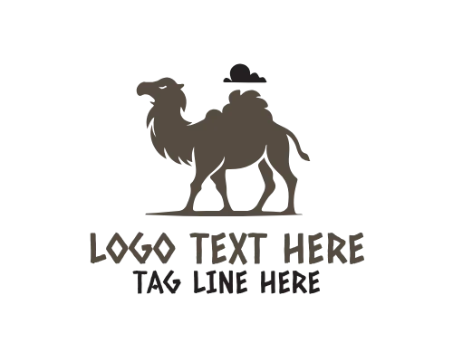 Camel Desert Animal Logo