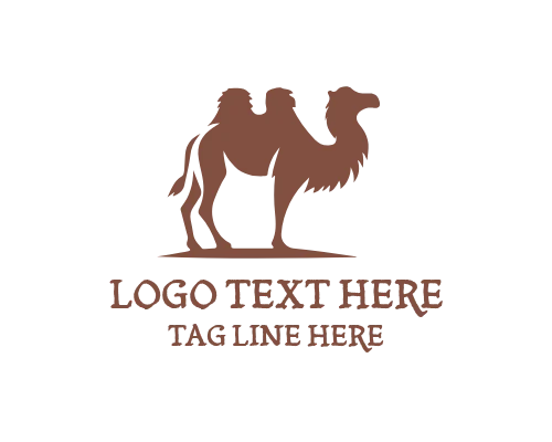  Camel Desert Icon Logo