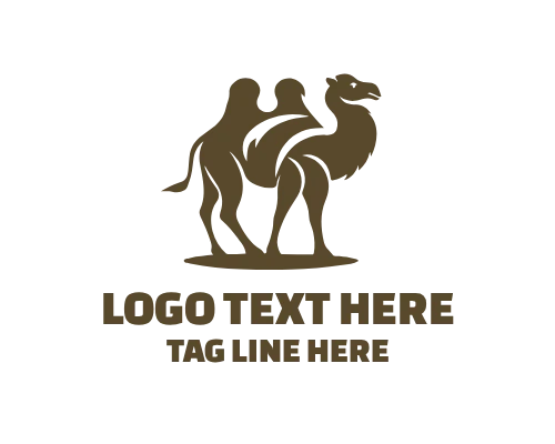  Camel Desert Pathway Logo