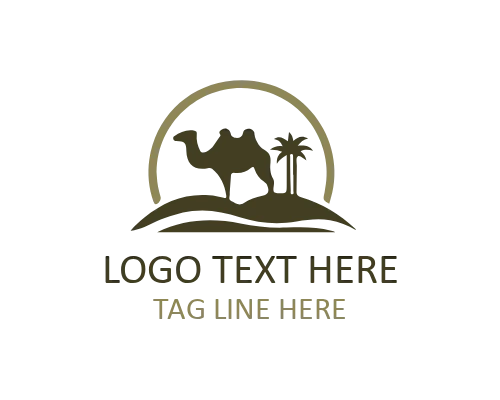 Camel Desert Walk Logo