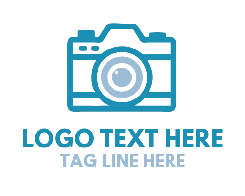 Camera blue Logo