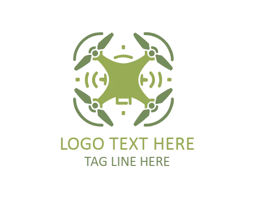 Camera Drone Logo for Photography and Videography Brands