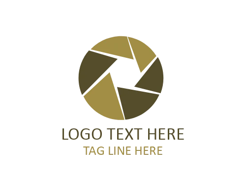 Camera Shutter Logo for Photography Branding