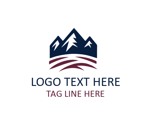 Camping Mountain Logo