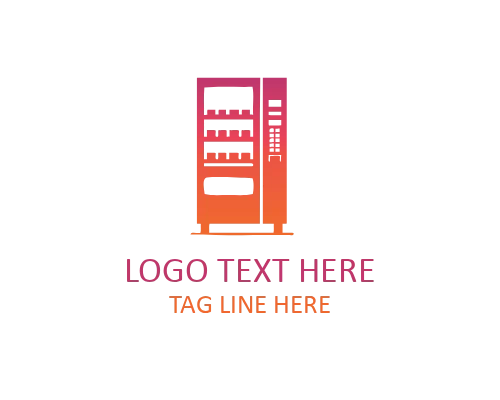 Candy Vending Logo for Sweet Shops and Snack Businesses