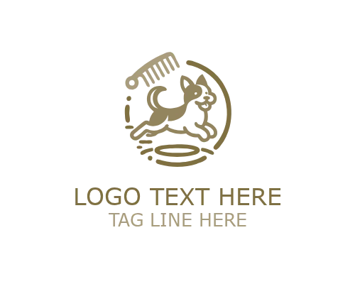 Canine Care Dog Grooming Logo