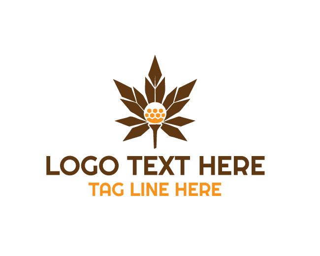 Cannabis Leaf Golf  Logo