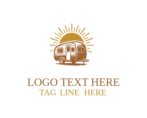 Caravan Sunset Road Logo