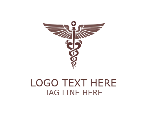 Care Line Plus Caduceus Logo