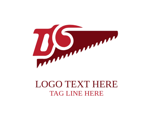  Carpentry Workshop Saw Logo for Local Trades and Skilled Woodworkers