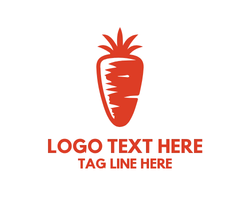 Carrot Bunch Fresh Harvest Logo logo template preview