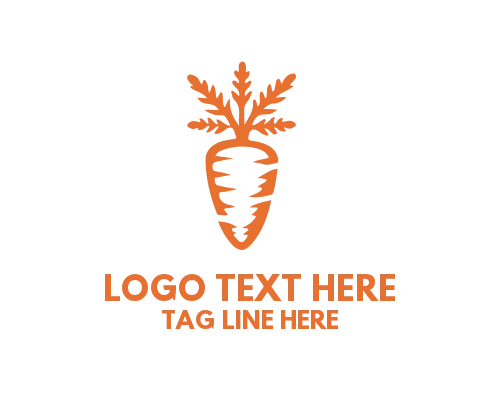Carrot Food Logo for Healthy Food Brands