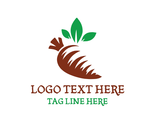 Carrot Juice Healthy Drink Logo
