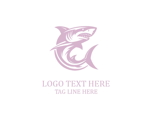 Cartoon Baby Shark Logo